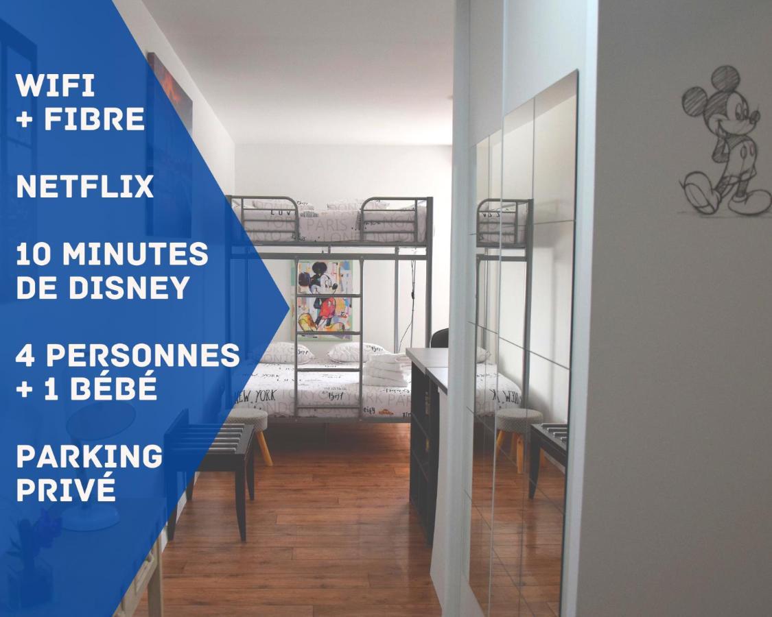 Apartmán Studio Confort Paris Montévrain Exteriér fotografie